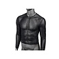 CALIFORNIA EXOTICS RADIANCE SPARKLE TOP MEN BLACK O/S