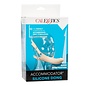 CALIFORNIA EXOTICS CALEX ACCOMMODATOR SILICONE CHIN STRAP DILDO 5" VANILLA