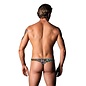 MALE POWER MALE POWER UPLIFT THONG WITH 2 RINGS ANIMAL PRINT L/XL