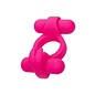 CALIFORNIA EXOTICS CALEX ROCKIN RABBIT DUAL C - RING PINK