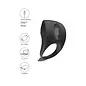 SHOTS AMERICA LLC COCK RING ELECTROSTIM C- RING E-STIM BLACK