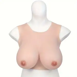 "O" HEAVENS BREAST PLATE "OH" SILICONE VANILLA