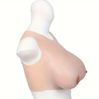 "O" HEAVENS BREAST PLATE "OH" SILICONE VANILLA