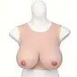 "O" HEAVENS BREAST PLATE "OH" SILICONE VANILLA