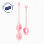 BIIRD BIIRD YONI EGGS 2 PC SET ROSE QUARTZ