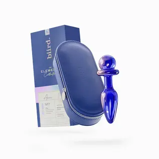 BIIRD ANAL PLUG ANII GLASS MEDIUM
