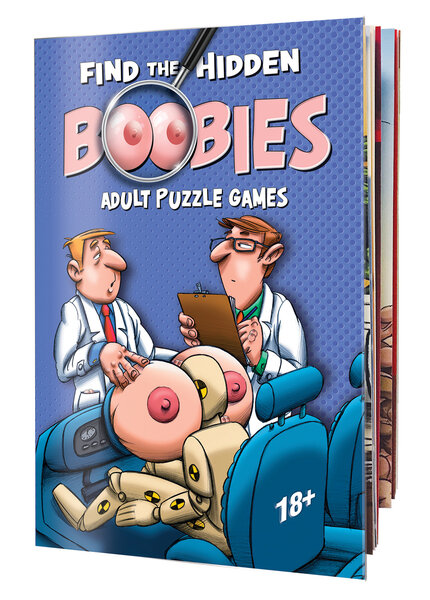 OZZE CREATIONS BOOK FIND THE BOOBIES ADULT PUZZLE GAME