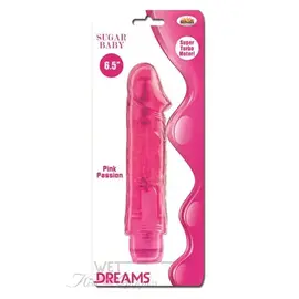 HOTT PRODUCTS WET DREAMS SUGAR BABY VIBE  6.5"  MAGENTA