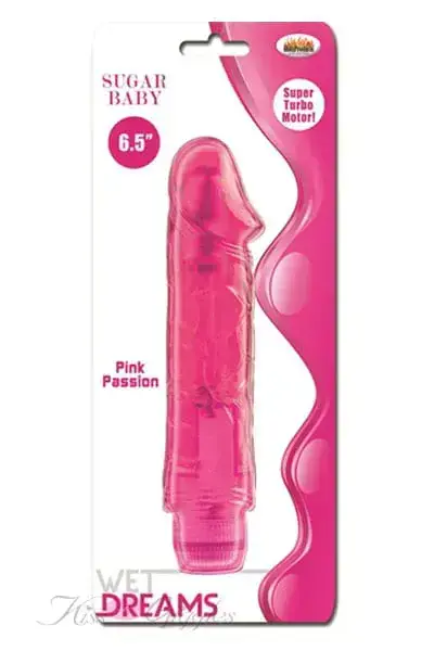HOTT PRODUCTS WET DREAMS SUGAR BABY VIBE  6.5"  MAGENTA