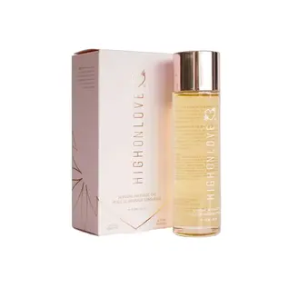 HIGHONLOVE HIGH ON LOVE CBD MASSAGE OIL LITCHI MARTINI 4 OZ