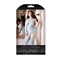 FANTASY LINGERIE FANTASY ON CLOUD 9 BODYSTOCKING SET BLUE Q/S