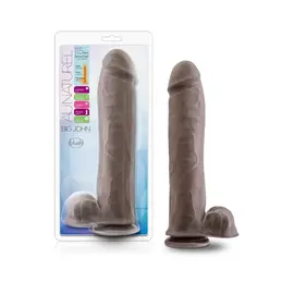 BLUSH AU NATUREL BIG JOHN DUAL DENSITY DILDO 11.5"