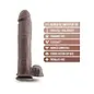 BLUSH AU NATUREL BIG JOHN DUAL DENSITY DILDO 11.5"