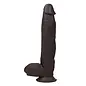 GET LUCKY GET LUCKY DUEL LAYER DILDO 12" BLACK