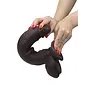 GET LUCKY GET LUCKY DUEL LAYER DILDO 12" BLACK
