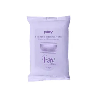 PLAY WIPES PERSONAL FAV FLUSHABLE