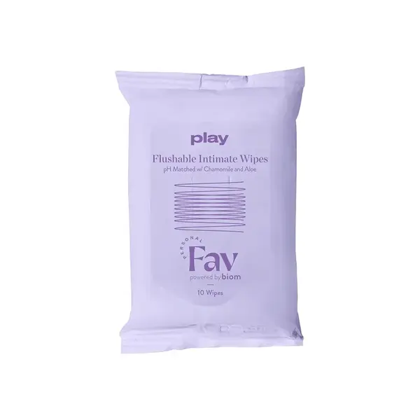 PLAY WIPES PERSONAL FAV FLUSHABLE