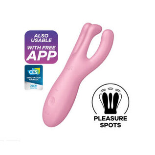 SATISFYER SATISFYER THREESOME 4 PINK