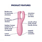 SATISFYER VIBE THREESOME 4 PINK