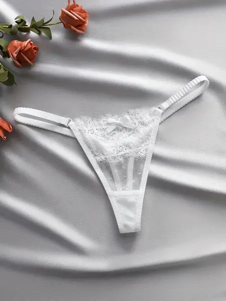"O" HEAVENS MENS LACE THONG