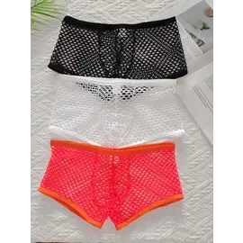 "O" HEAVENS "O" HEAVENS FISHNET MESH MENS SEXY BRIEF