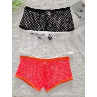 "O" HEAVENS "O" HEAVENS FISHNET MESH MENS SEXY BRIEF