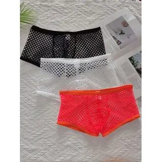 "O" HEAVENS "O" HEAVENS FISHNET MESH MENS SEXY BRIEF