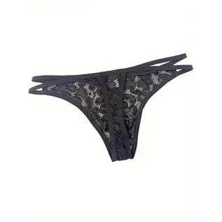 "O" HEAVENS MENS LACE LOW RISE THONG