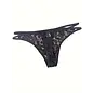"O" HEAVENS MENS LACE LOW RISE THONG