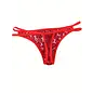 "O" HEAVENS MENS LACE LOW RISE THONG