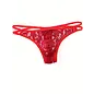 "O" HEAVENS MENS LACE LOW RISE THONG