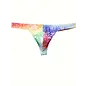 "O" HEAVENS "O" HEAVENS MENS MULTICOLOR THONG