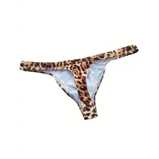 "O" HEAVENS MENS LEOPARD LOW THONG