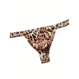 "O" HEAVENS "O" HEAVENS MENS LEOPARD LOW THONG