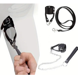 "OH" BALL STRETCHER RESTRAINT AND LEASH