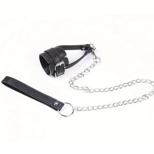 "OH" BALL STRETCHER RESTRAINT AND LEASH