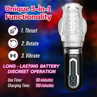 MALE ROSE 3 THRUSTING, ROTATING, VIBRATING
