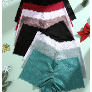 "O" HEAVENS "O" HEAVENS LADIES LACE BOYSHORTS VARIOUS