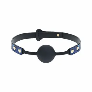 SHOTS TOYS OUCH! BALL GAG INTERNATIONAL FLORENCE COLLECTION BLUE