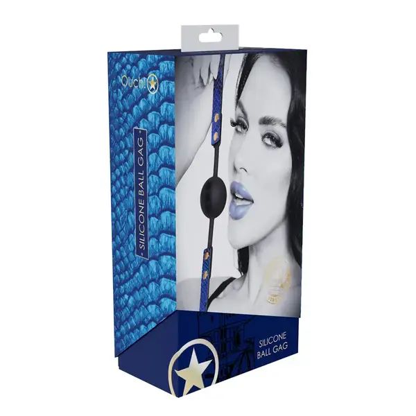 SHOTS OUCH BALL GAG FLORENCE BLUE