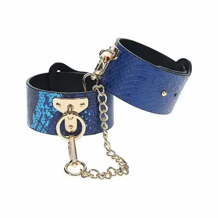 SHOTS TOYS OUCH CUFFS INTERNATIONAL FLORENCE COLLECTION BLUE