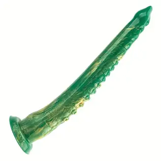 "O" HEAVENS CREATURE DILDO TENTACLE GREEN/GOLD