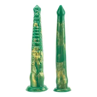 "O" HEAVENS CREATURE DILDO TENTACLE GREEN/GOLD