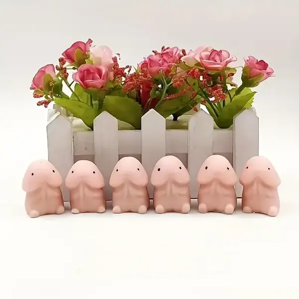 "O" HEAVENS SQUISHY PENIS PEN TOPPER PINK