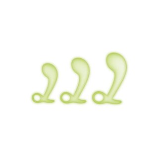 XGEN PRODUCTS PROSTATE PLUG WHIPSMART GLOW IN THE DARK SET