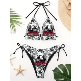 "O" HEAVENS "O" HEAVENS BIKINI GOTHIC 2 PIECE SWIM SET