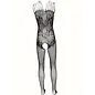"O" HEAVENS "O" HEAVENS FISHNET STRETCH FIT BODYSTOCKING BLACK O/S