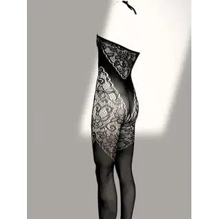 "O" HEAVENS BODYSTOCKING "O" HEAVENS FISHNET STRETCH FIT BLACK O/S