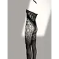 "O" HEAVENS BODYSTOCKING "OH" FISHNET STRETCH FIT BLACK O/S
