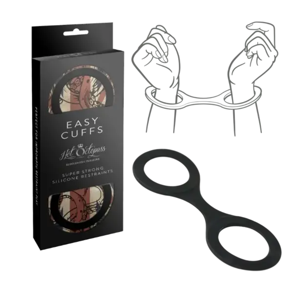 HOT OCTOPUSS EASY CUFFS SILICONE BLACK